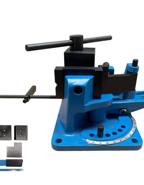 Load image into Gallery viewer, UB-100 Manual Flat Steel Universal Metal Rebar Bender Angle Iron 120 Degree Heavy-Duty Metal Rod Bender Hot and Cold With Detachable Bending Lever Strip Steel, Flat Steel, Round Steel
