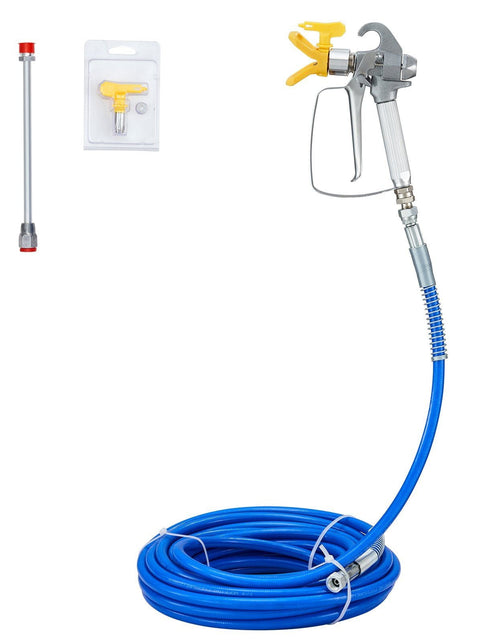 Load image into Gallery viewer, Airless Paint Spray Hose Kit 50ft 1/4in Swivel Joint 3600psi with 517 Tip
