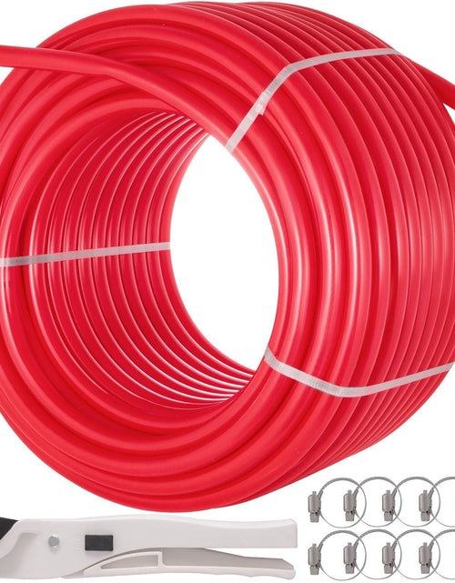 Load image into Gallery viewer, 5/8 Inch x 500Ft PEX Tubing Oxygen Barrier O2 EVOH Pex-B Red Radiant Floor Heat Durable Plumbing Flexible for Residential Commercial Radiant Floor Heating Pex Pipe
