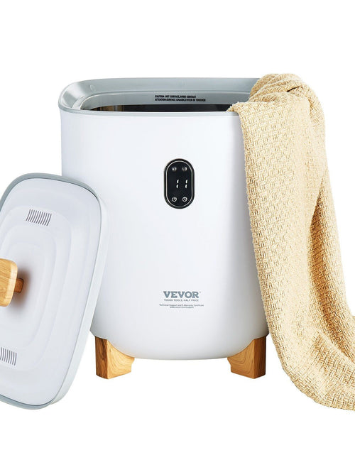 Load image into Gallery viewer, Towel Warmer 25L, Towel Warmer Bucket with 2 Heating Modes, 20/40/60/90 Min Auto Shut Off, Bottom Heating Columns, LED Screen, Large Towel Warmer for Bathroom, Spa, Bathrobe, Blanket &amp; Pajama

