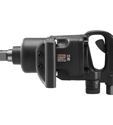 1 Inch Air Impact Wrench, Up to 2730 ft-lbs Reverse Torque Output 1" Pneumatic Impact Gun Lightweight w/ 2 Handles for Heavy Duty Repairs and Maintenance