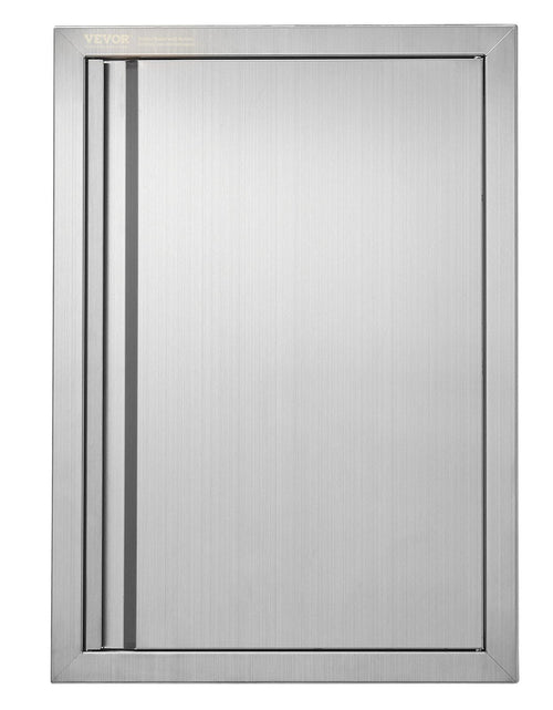 Load image into Gallery viewer, BBQ Access Door, 17W x 24H Inch Single Outdoor Kitchen Door, Stainless Steel Flush Mount Door, Wall Vertical Door with Recessed Handle, for BBQ Island, Grilling Station, Outside Cabinet
