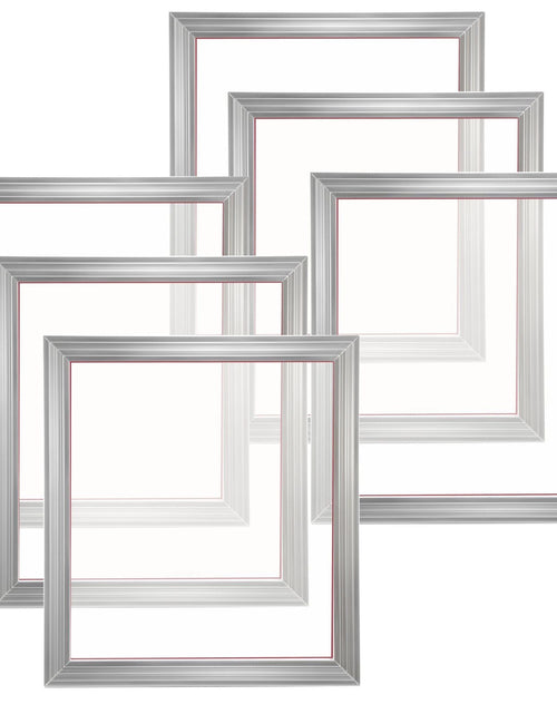 Load image into Gallery viewer, Screen Printing Kit, 6 Pieces Aluminum Silk Screen Printing Frames, 18x20inch Silk Screen Printing Frame with 160 Count Mesh, High Tension Nylon Mesh and Sealing Tape for T-shirts DIY Printing
