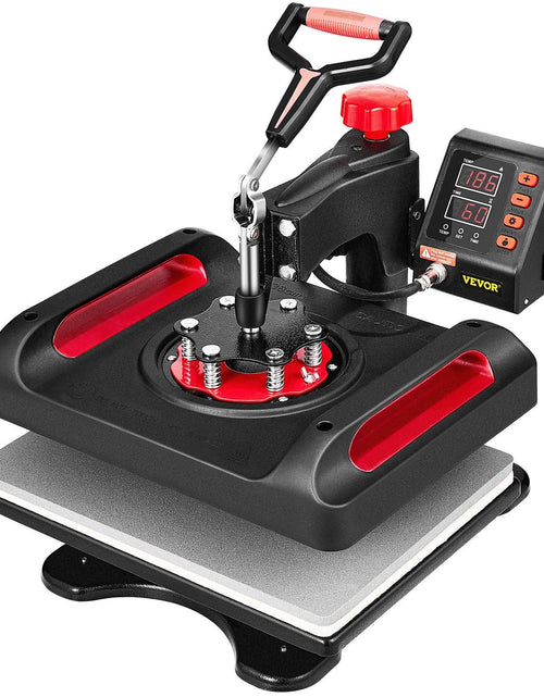 Load image into Gallery viewer, 11 in 1 Heat Press, 12 x 15 Inch, Multifunctional Clamshell Printer, Digital Dual-Tube Heat Press Transfer Machine, 360° Swing Away Design
