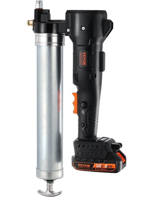 Load image into Gallery viewer, Cordless Grease Gun, 20-Volt, 10,000 PSI, 39" Long Hose, Electric Grease Gun Kit Professional High Pressure Battery Powered Grease Gun with Carrying Case, Two Batteries &amp; Charger Included, Black

