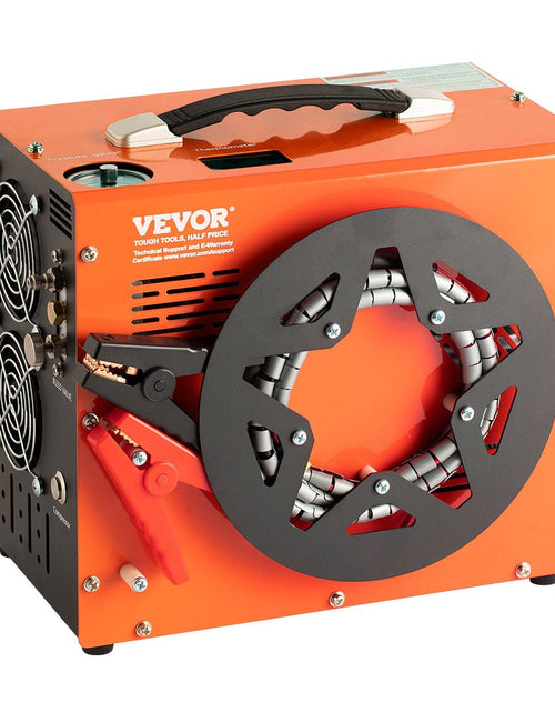 Load image into Gallery viewer, PCP Air Compressor, 4500PSI/30Mpa Portable PCP Compressor with Built-in Power Converter, Auto-Stop | DC12V/AC120V | Oil &amp; Water-Free Compressor Pump
