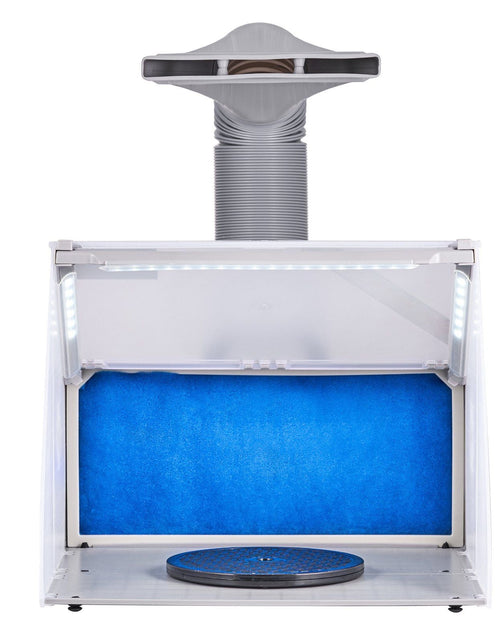 Load image into Gallery viewer, Airbrush Spray Booth Portable Hobby Airbrush Paint Spray Booth for Models
