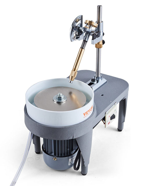 Load image into Gallery viewer, Gem Faceting Machine, 2800RPM Jade Grinding Polishing Machine, 180W 110V Rock Polisher Jewel Angle Polisher, with Faceted Manipulator and 1 Bag of Triangle Abrasive for Jewelry Polisher
