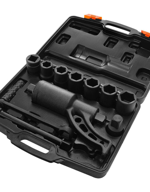 Load image into Gallery viewer, Torque Multiplier, 1 Inch Drive Lug Nut Wrench/Multiplier Heavy Duty Torque Multiplier Wrench Set, 1:58 4800N.m Lug Nut Remover, Includes 8 Sockets (24-38mm) and Storage Case

