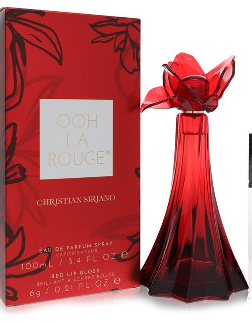 Load image into Gallery viewer, Christian Siriano Ooh La Rouge by Christian Siriano Eau De Parfum Spray + 0.21 oz Red Lip Gloss
