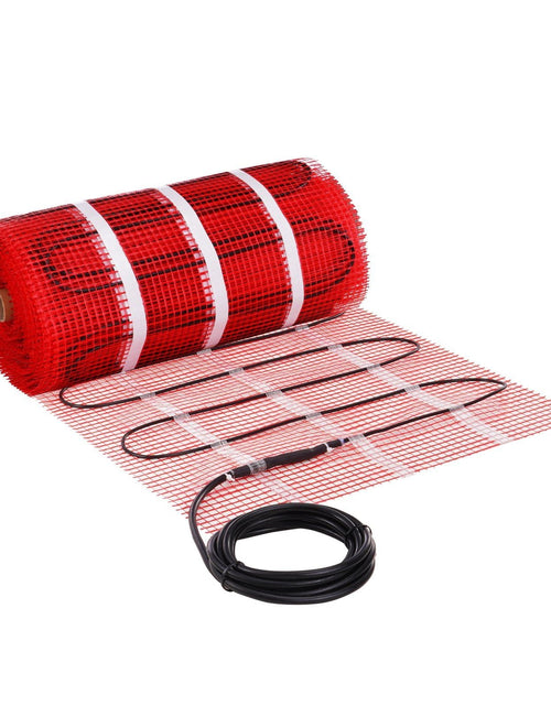 Load image into Gallery viewer, Floor Heating Mat, 100 Sq. ft, Electric Radiant In-Floor Heated Warm System with Digital Floor Sensing Thermostat, Includes Installation Monitor, Adhesive Back for Easy Installation on The Floor
