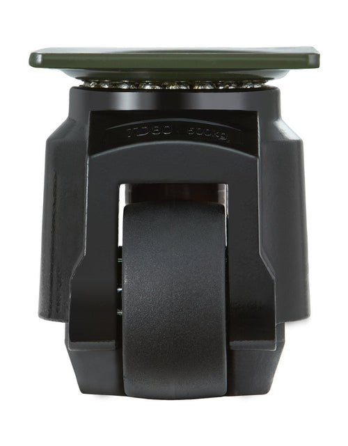 Load image into Gallery viewer, Leveling Casters, Set of 4, 2200 lbs Total Load Capacity, 2.5 inches, Heavy Duty with Upgraded Handle Design, 360 Degree Swivel Caster Wheels, Adjustable Casters with Feet for Workbench, Machine

