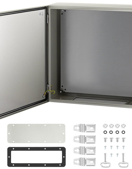 Load image into Gallery viewer, NEMA Steel Enclosure, 24 x 24 x 8'' NEMA 4X Steel Electrical Box, IP66 Waterproof &amp; Dustproof, Outdoor/Indoor Electrical Junction Box, with Mounting Plate
