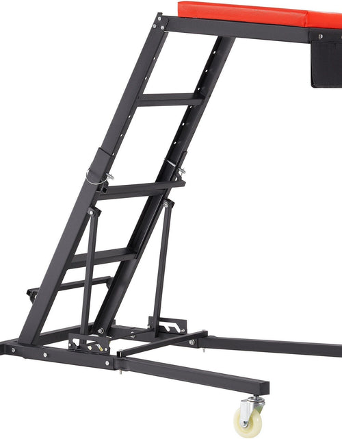 Load image into Gallery viewer, Automotive Top Creeper, with Adjustable Height 48" to 76", 400 LBS Capacity High Creeper, 4 Swivel Caster Wheels, Heavy Duty Foldable Creeper for Auto Repair and Maintenance
