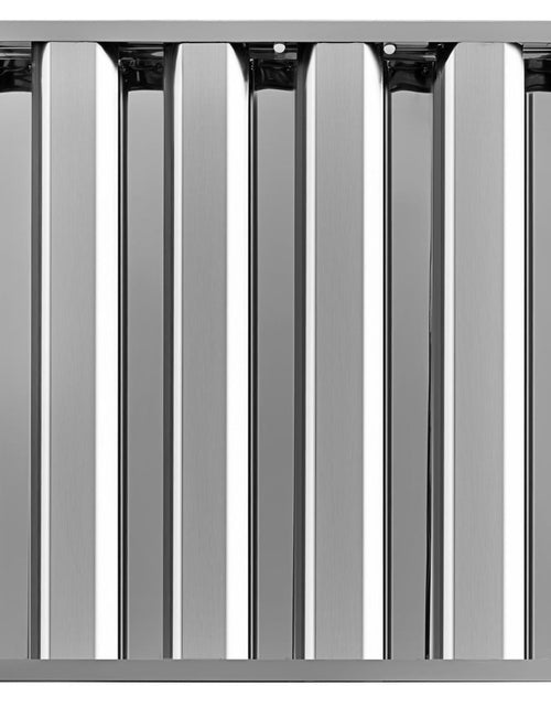 Load image into Gallery viewer, Pack of 6 Hood Filters 19.5W x 19.5H Inch, 430 Stainless Steel 4 Grooves Commercial Hood Filters, Range Hood Filter for Grease Rated Commercial Kitchen Exhaust Hoods
