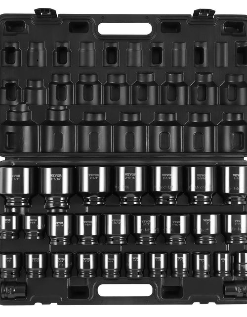 Load image into Gallery viewer, Impact Socket Set 3/4 Inches 29 Piece Impact Sockets, 6-Point Sockets, Rugged Construction, CR-M0, 3/4 Inches Drive Socket Set Impact SAE 3/4 inch - 2-1/2 inch, with a Storage Cage
