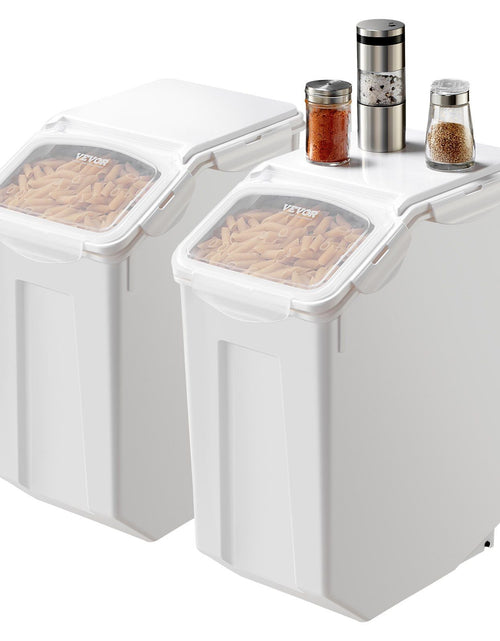 Load image into Gallery viewer, 4.5Gal/20Lx2 Large Ingredient Storage Container Airtight Kitchen Flour Bin

