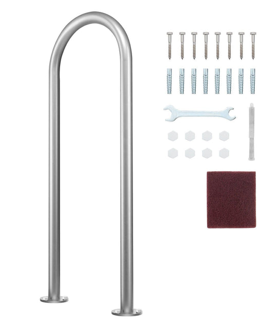 Load image into Gallery viewer, Pool Handrail 36 x 13 inch Aluminum with Base Plate for Indoor/Outdoor

