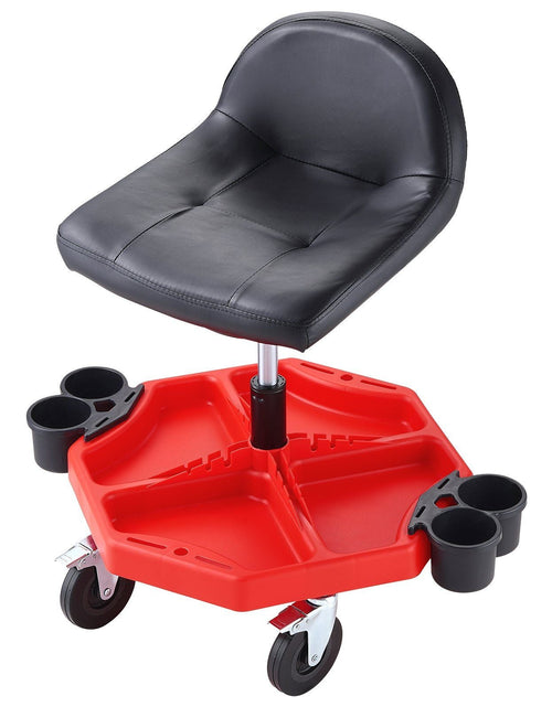 Load image into Gallery viewer, Mechanics Swivel Seat 300 LBS Rolling Work Stool Height Adjustable Seat
