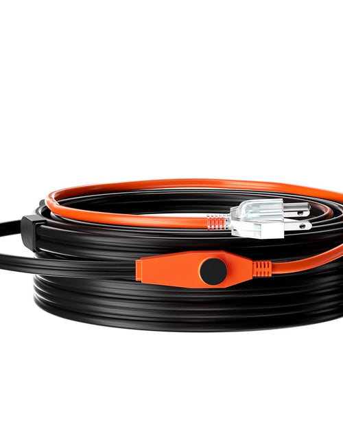 Load image into Gallery viewer, Pipe Heating Cable 60FT 7W/FT Heat Tape for Pipes with Built-in Thermostat
