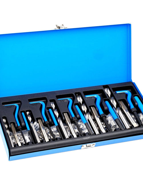 Load image into Gallery viewer, 131 PCS Helicoil Thread Repair Kit SAE Tool 1/4 5/16 3/8 7/16 1/2 in UNC
