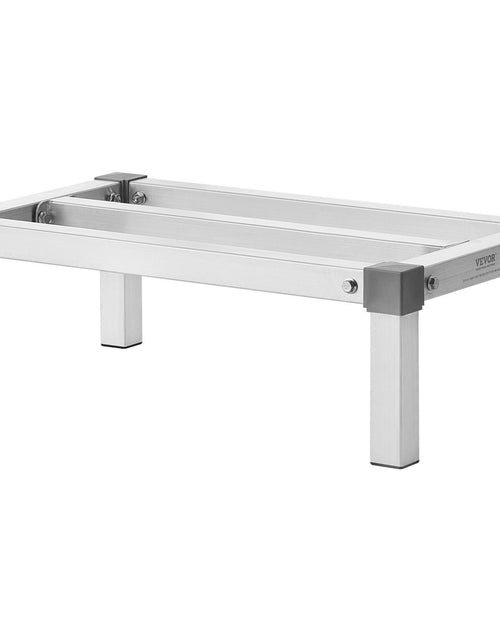 Load image into Gallery viewer, Newly Upgraded!Aluminum Dunnage Rack Stationary Dunnage Rack 24' x 14' x 8' Storage Rack
