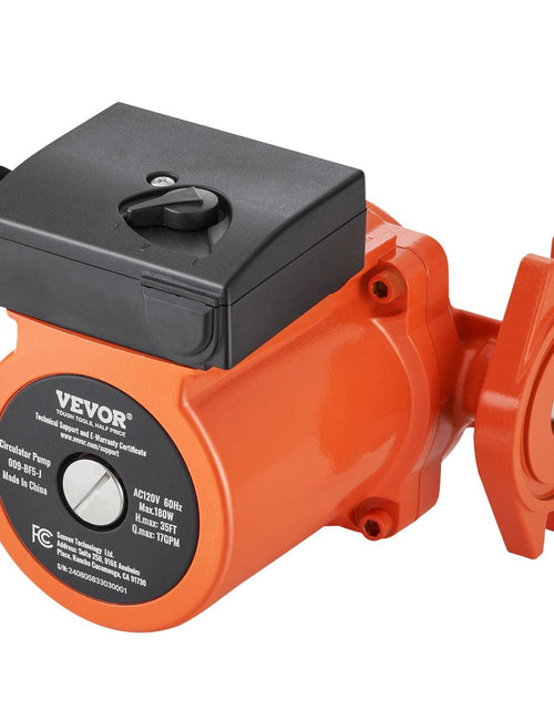 Load image into Gallery viewer, 009-BF5-J Hot Water Circulation Pump 110V 180W 17 GPM Recirculating Pump
