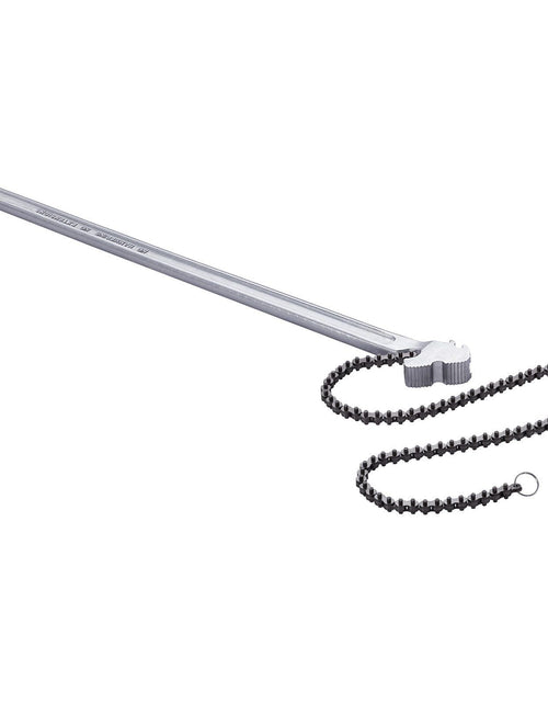 Load image into Gallery viewer, Chain Wrench, 48 inch Chain Pipe Wrench, 13.4 inch Diameter Capacity, CRV Reversible Pipe Fitting Tool Wrench with High Strength Jaw and Ergonomic Handle, for Pipe Installation and Car Repair
