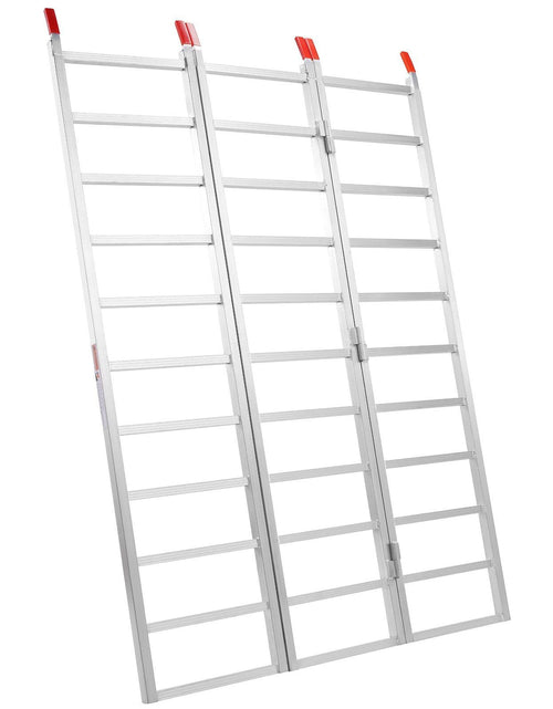 Load image into Gallery viewer, Tri-Fold Aluminum Loading Ramp 1500 lbs 77" x 54" for Tractors ATVs UTVs
