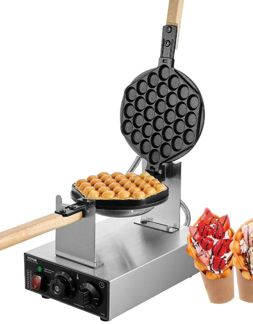 Load image into Gallery viewer, Commercial Bubble Waffle Maker Egg Pancake Baker Machine 1400W Non-Stick
