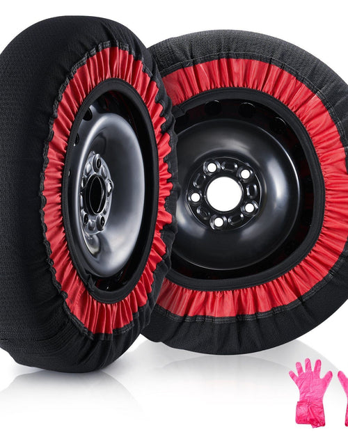 Load image into Gallery viewer, 2PCS Thickened Snow Socks for Tires Snow Traction Tire Cover-Extra Large

