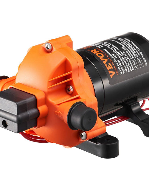 Load image into Gallery viewer, 12V Diaphragm Pump 1.8GPM 6.81 L/min 3-Chamber Water Pump Pressure Switch
