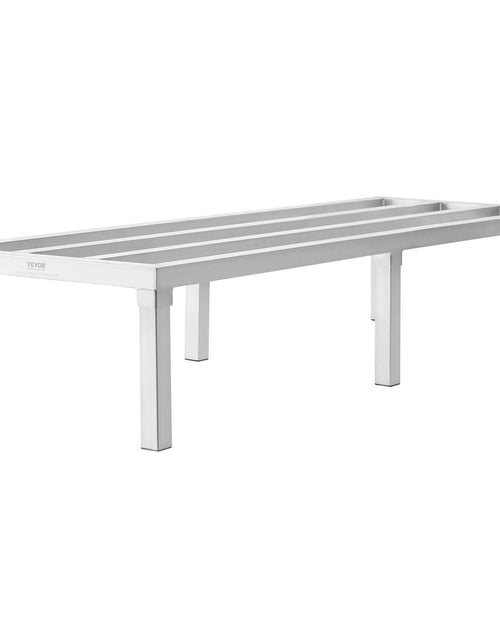 Load image into Gallery viewer, Newly Upgraded!Aluminum Dunnage Rack Stationary Dunnage Rack 60' x 20' x 12' Storage Rack
