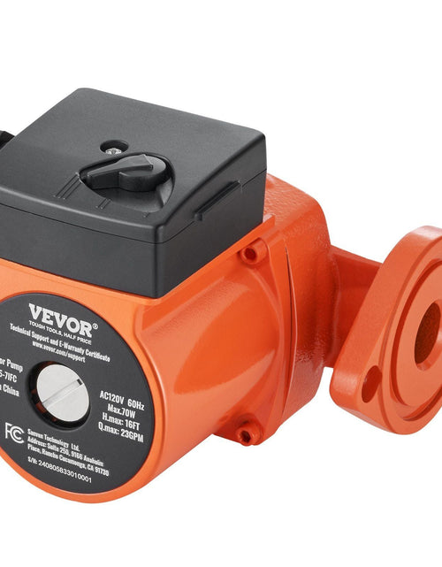 Load image into Gallery viewer, 007-F5-7IFC Hot Water Circulation Pump 110V 70W 23 GPM Recirculating Pump
