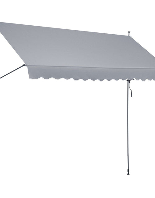 Load image into Gallery viewer, 157x47" Patio Awning Retractable Awning Sunshade Shelter with Crank Handle
