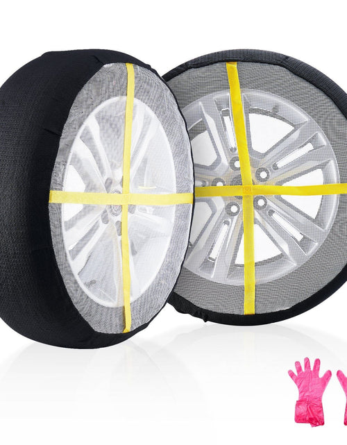 Load image into Gallery viewer, Thickened Snow Socks for Tires Full Coverage Snow Traction Tire Cover
