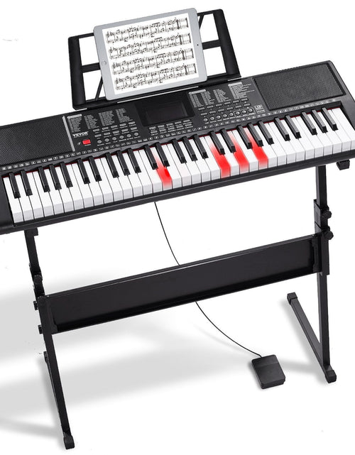 Load image into Gallery viewer, 61 Key Digital Keyboard Piano Electric Portable with Adjustable Stand
