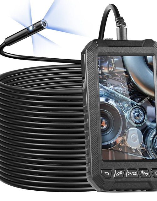 Load image into Gallery viewer, Endoscope Camera with Lights Triple Lens Borescope 49.2FT Cable 5" Screen
