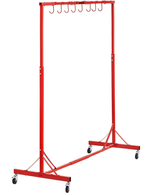 Load image into Gallery viewer, Newly Upgraded!Painting Rack Adjustable Paint Hanger 8 Hooks Auto Body Painting Stand
