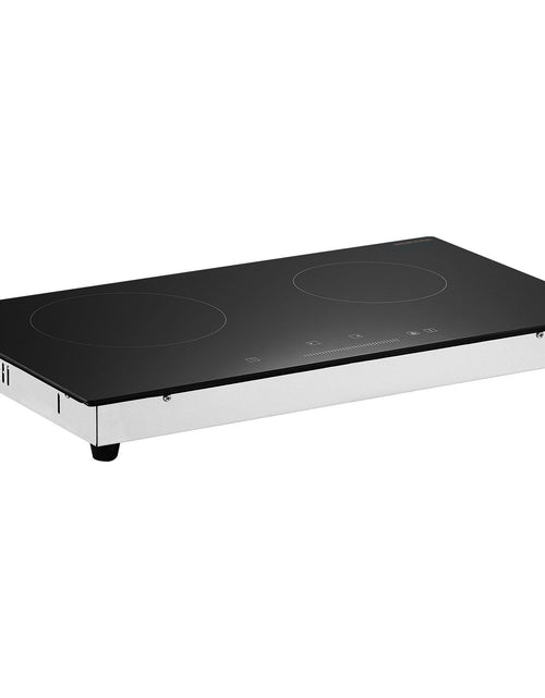 Load image into Gallery viewer, Built-in Electric Cooktop Radiant Ceramic Cooktop 2 Burners 23.6x13.3 inch
