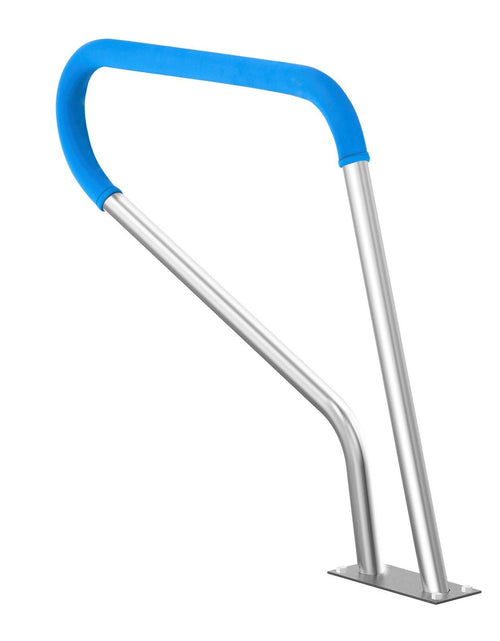 Load image into Gallery viewer, Pool Handrail 39 x 32 inch Stainless Steel with Base Plate for Spas
