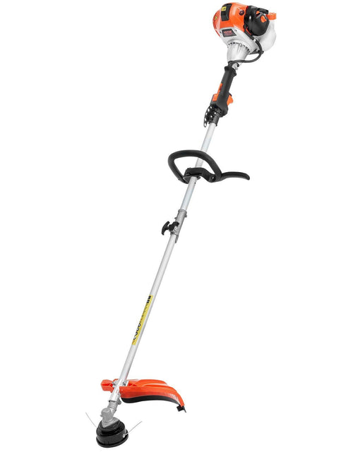 Load image into Gallery viewer, String Trimmer, 25.2CC 2-Stroke, Gas Powered Weed Wacker, 16.9" Cordless Grass Trimmer, Multi-Functional Lawn Edger with Shoulder Strap &amp; 3T Blade, Weed Eater for Quick Grass Cleaning

