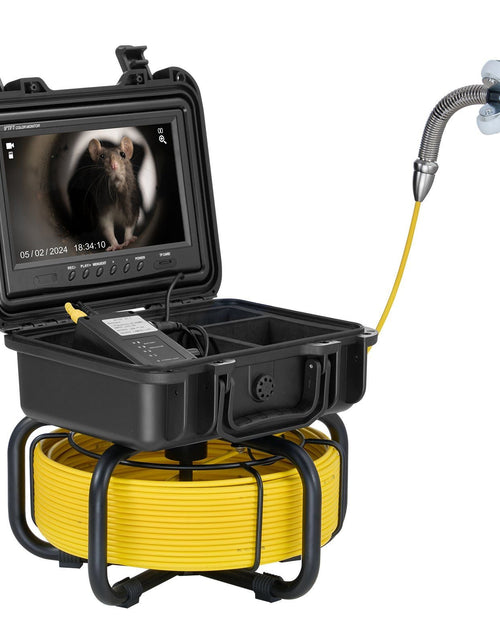 Load image into Gallery viewer, Sewer Camera 98 ft/30m Self-Leveling Drain Camera with 9" Screen 36X Zoom
