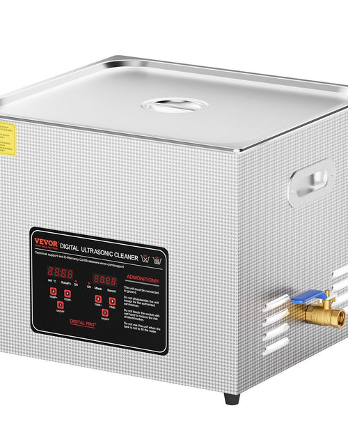 Load image into Gallery viewer, 15L Ultrasonic Cleaner with Heater Timer &amp; Basket Digital Sonic Machine
