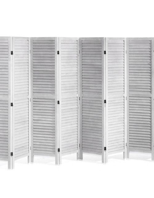 Load image into Gallery viewer, Wood Room Divider, 8 Panel Wood Folding Privacy Screen, 66.9 Inches Tall Indoor Louvered Wooden Partition, Portable Decoration Screen, for Room Separation, Home, Office, Restaurant &amp; Bedroom
