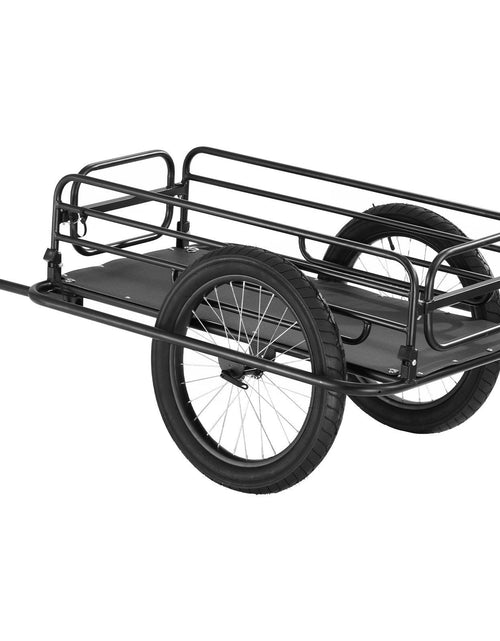 Load image into Gallery viewer, Bike Cargo Trailer, 275 lbs Load Capacity, Heavy-Duty Bicycle Wagon Cart, Foldable Compact Storage &amp; Quick Release with Universal Hitch, 20" Wheels, Fits Most Bike Wheels, Carbon Steel Frame
