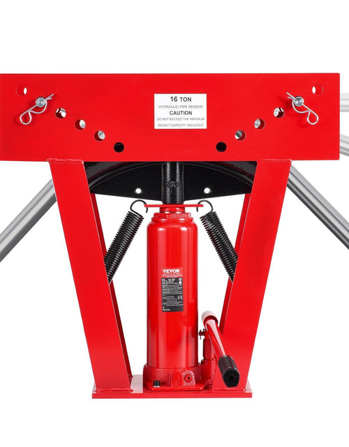 Load image into Gallery viewer, Hydraulic Pipe Bender 16 Ton Manual Pipe Bending Tool with 8 Dies
