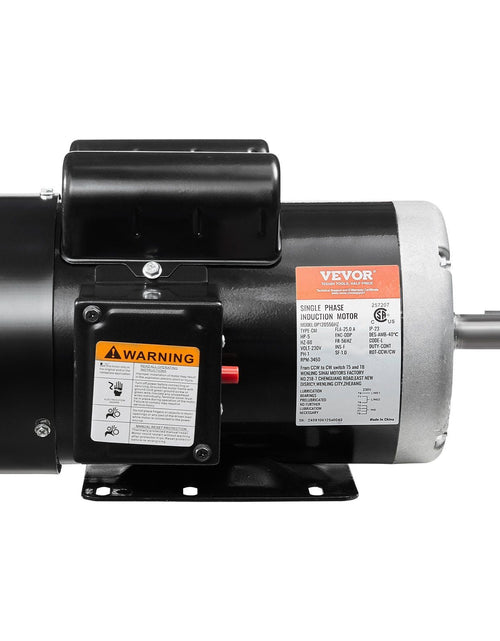 Load image into Gallery viewer, 5HP Air Compressor Electric Motor 230V 25A 3450RPM 56Hz Frame CW/CCW Rotation

