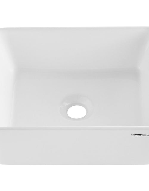 Load image into Gallery viewer, Modern Ceramic Vessel Sink 16" x 12" Bathroom Vanity Bowl Countertop White
