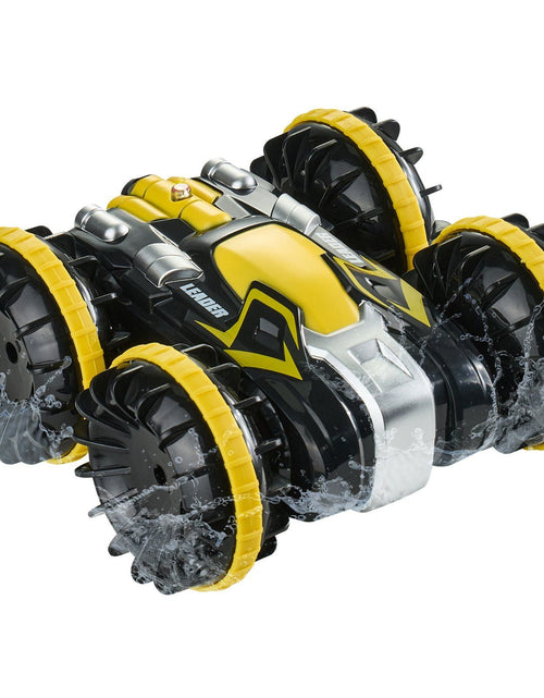 Load image into Gallery viewer, Amphibious Remote Control Car Boat 2.4 GHz 4WD RC Boat Kids Adults Yellow
